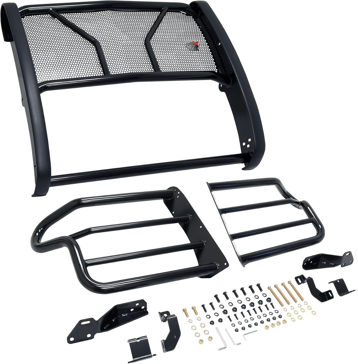 Westin 57-23995 HDX 3-Piece Grille Guard fits 2020-2026 Silverado 2500 3500 (Exc with Sensors) - Image 5